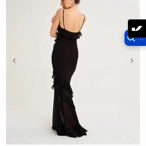 Rumored Sao Paulo Black Maxi Dress size small - Picture 3 of 5